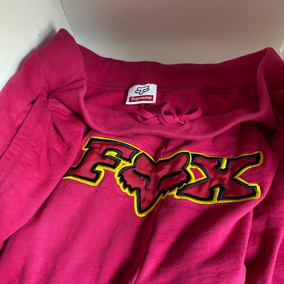 Supreme and Fox collaboration sweatpants mens XL